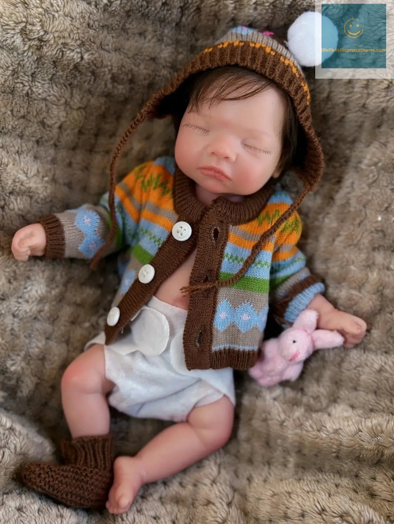 10 Inch Sleeping Silicone Bebe Reborn Girl With Rooted Hair Handmade Soft Touch Newborn Baby Doll For Children Birthday Gifts - lifelikesiliconereborns.com