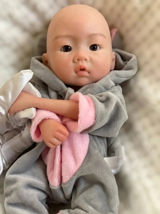 10 Inch Soft Silicone Boy Newborn Baby Doll Awake Bebe Soft Touch  Silicone Reborn Boy For Birthday Gifts lifelikesiliconereborns.com
