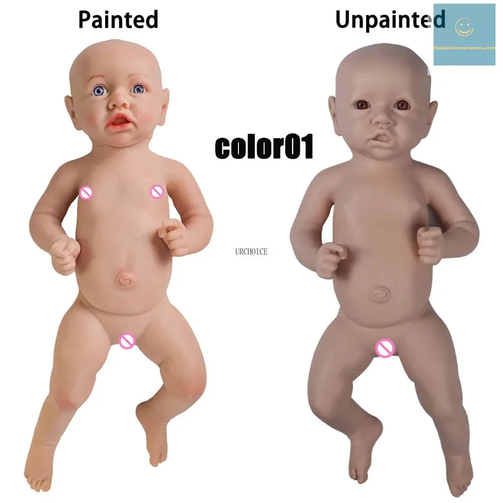 100% Siold Silicone Reborn Baby Dark African Girl 18Inch Collectibles Realistic Soft Waterproof Baby Doll Gift lifelikesiliconereborns.com