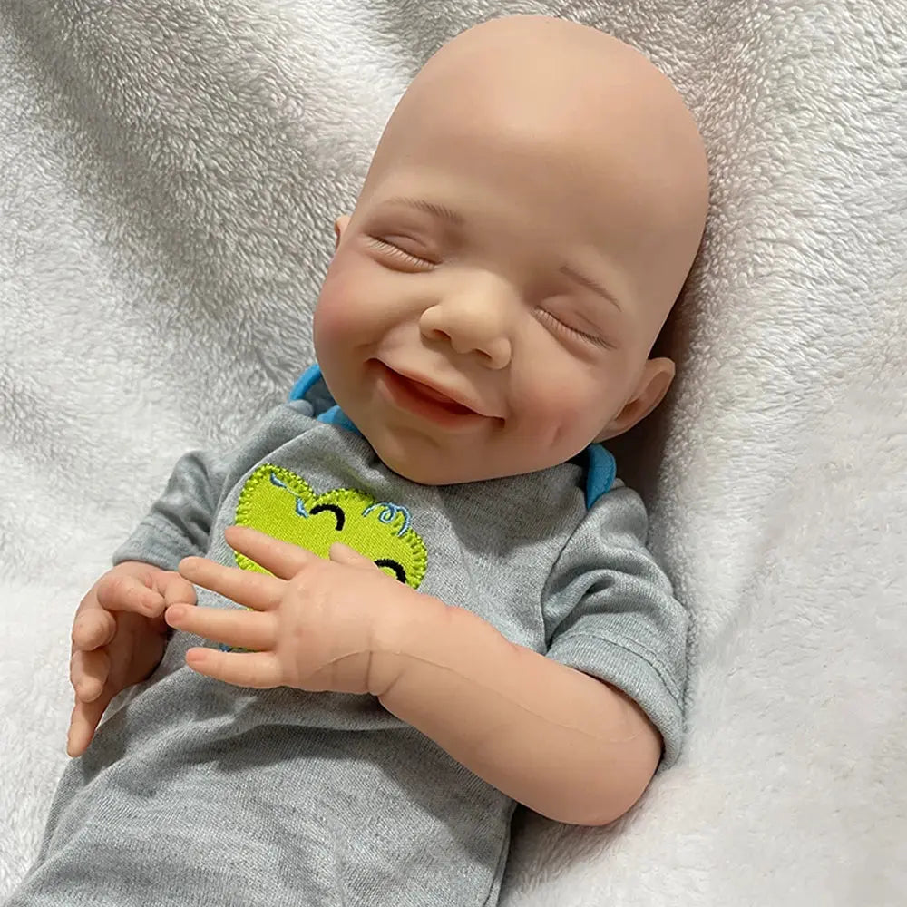 100% Whole Body Silicone Reborn Baby Girl April 45cm Floppy Washable Newborn Infant Cuddle Dolls Corpo De Silicone Birthday Gift lifelikesiliconereborns.com