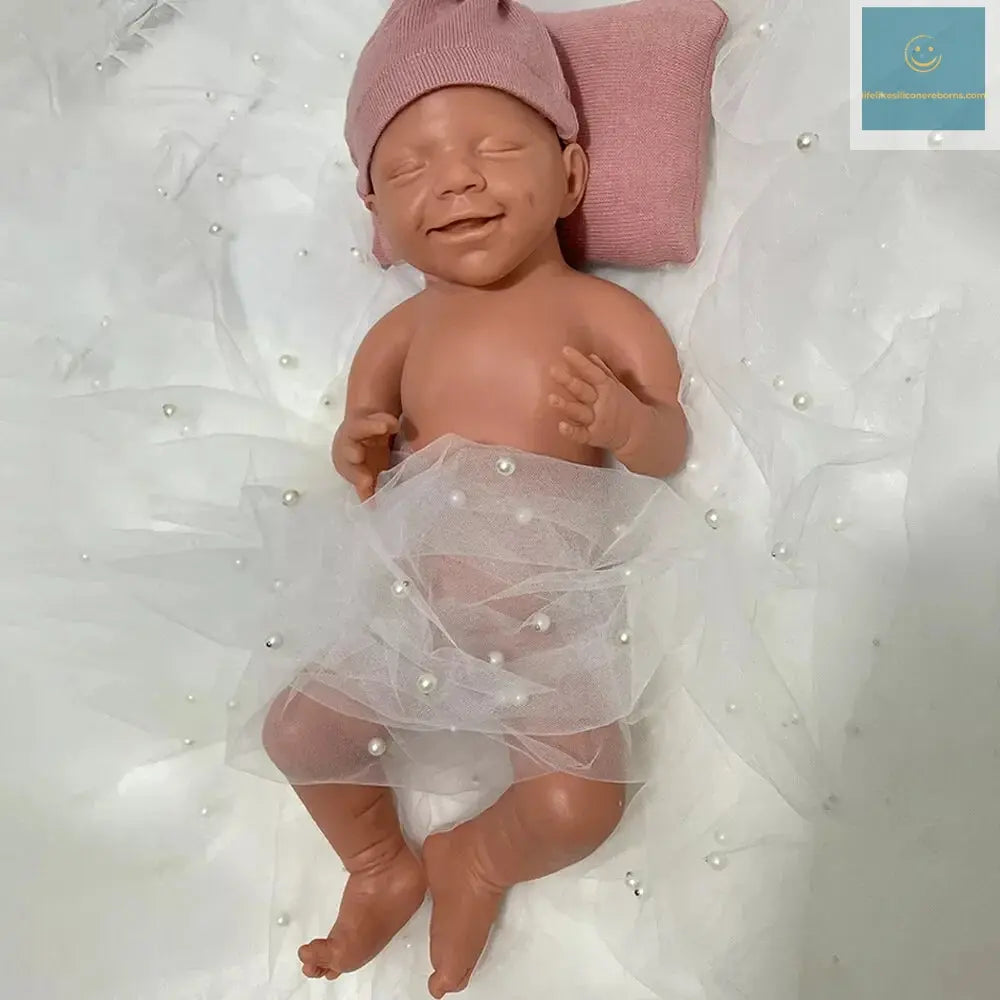 100% Whole Body Silicone Reborn Baby Girl April 45cm Floppy Washable Newborn Infant Cuddle Dolls Corpo De Silicone Birthday Gift lifelikesiliconereborns.com