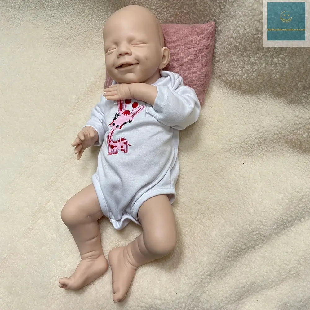 100% Whole Body Silicone Reborn Baby Girl April 45cm Floppy Washable Newborn Infant Cuddle Dolls Corpo De Silicone Birthday Gift lifelikesiliconereborns.com