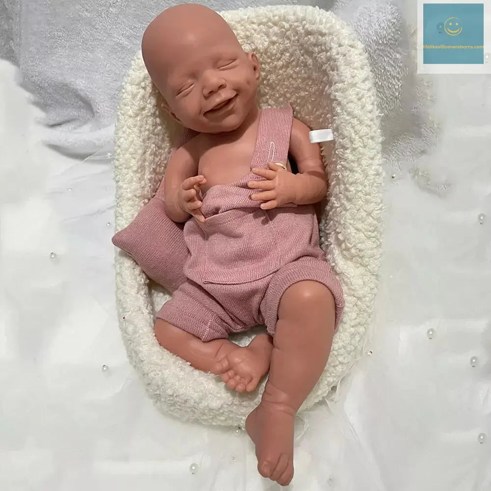 100% Whole Body Silicone Reborn Baby Girl April 45cm Floppy Washable Newborn Infant Cuddle Dolls Corpo De Silicone Birthday Gift lifelikesiliconereborns.com