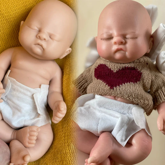 10Inch Silicone Boy Reborn Baby Doll Full Body Soft Solid Silicone Painted Lifelike Newborn Dolls reborn de silicone real cuerpo lifelikesiliconereborns.com