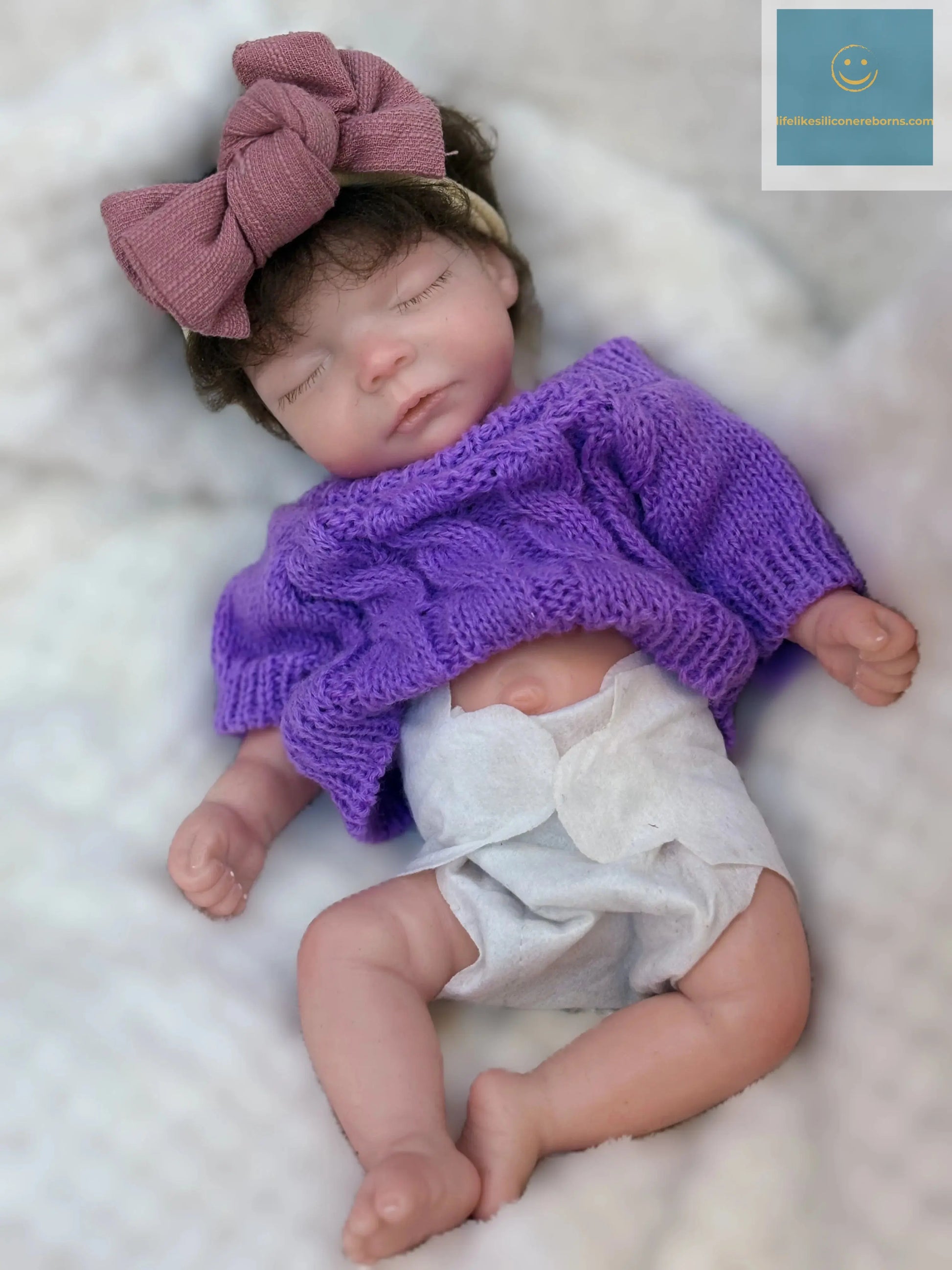 10Inch Silicone Girl Can Open Mouth Reborn Doll With Rooted Hair Handmade Full Solid Silicone Reborn Baby Doll For Girls Gift - lifelikesiliconereborns.com