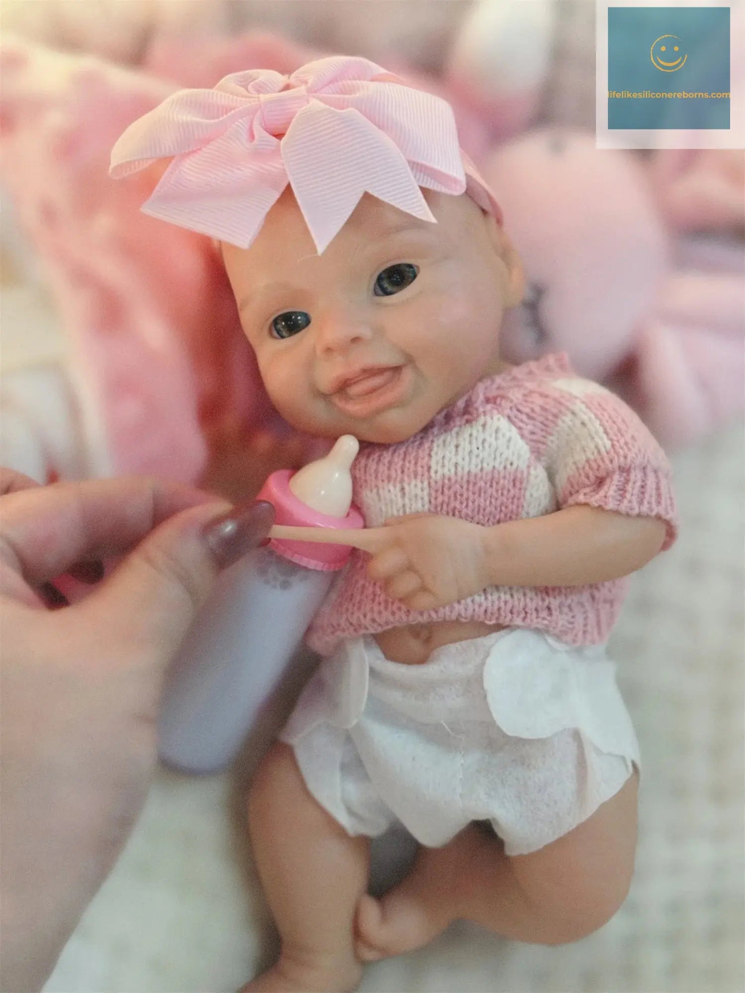 10Inch Silicone Girl Reborn Baby Dolls Painted Lifelike Full Body Soft Silicone Bebe Reborn Dolls For Kid's Christmas Gifts - lifelikesiliconereborns.com