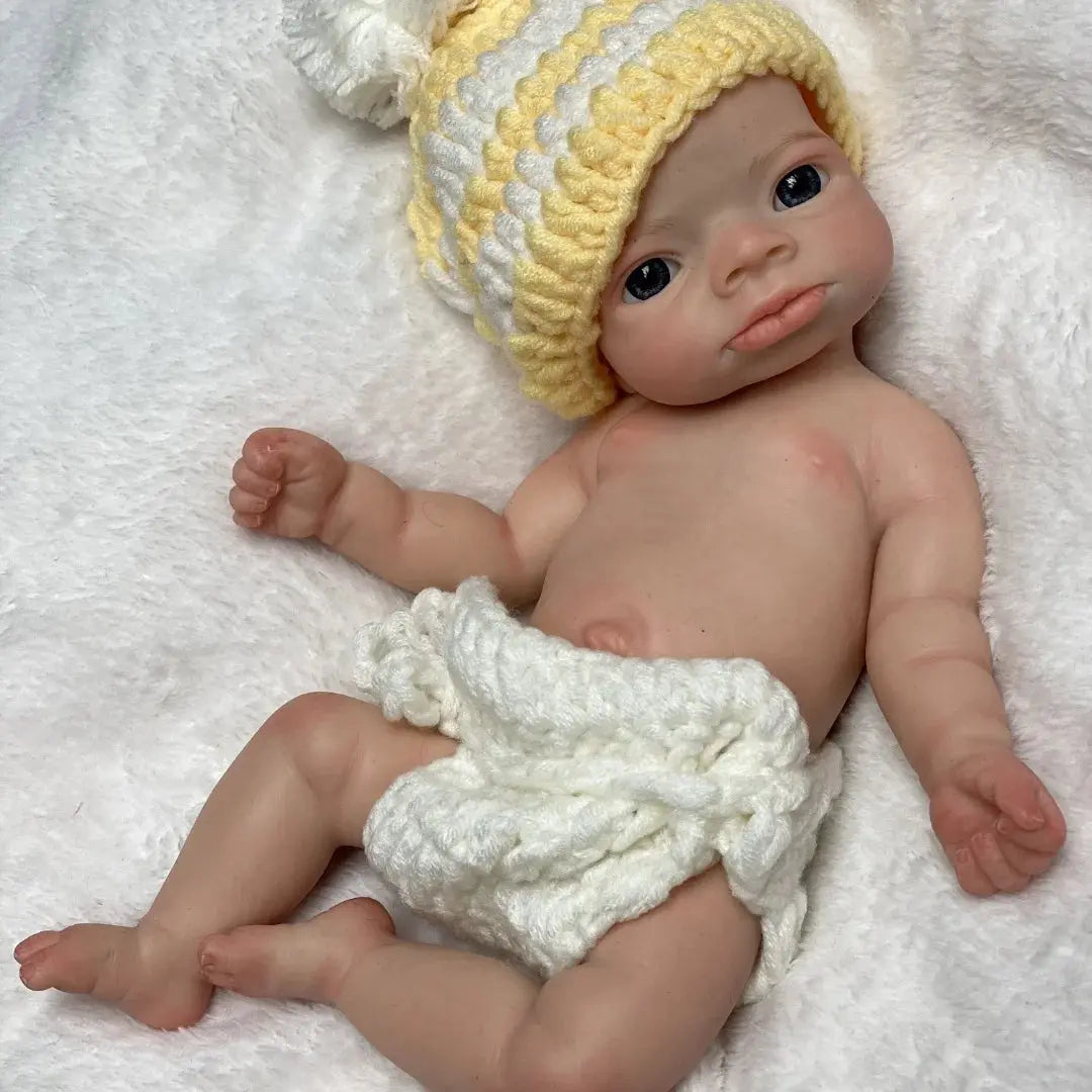 11 Styles/ 26cm Waterproof Close/Open Solid Silicone Girls With 3D Painted Skin Lifelike Real Corpo De Silicone Doll lifelikesiliconereborns.com