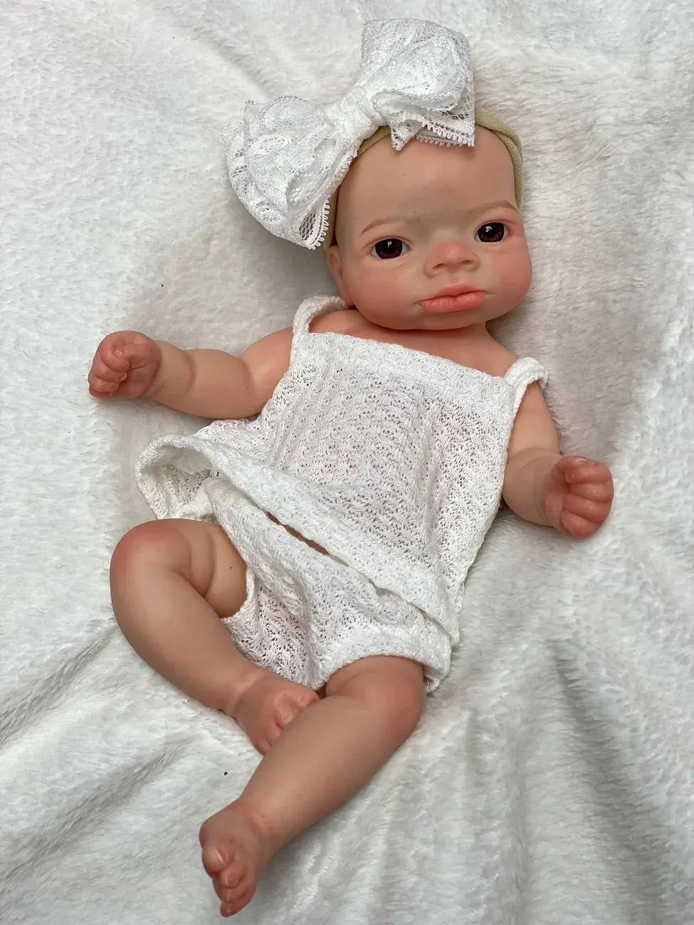 11 Styles/ 26cm Waterproof Close/Open Solid Silicone Girls With 3D Painted Skin Lifelike Real Corpo De Silicone Doll lifelikesiliconereborns.com
