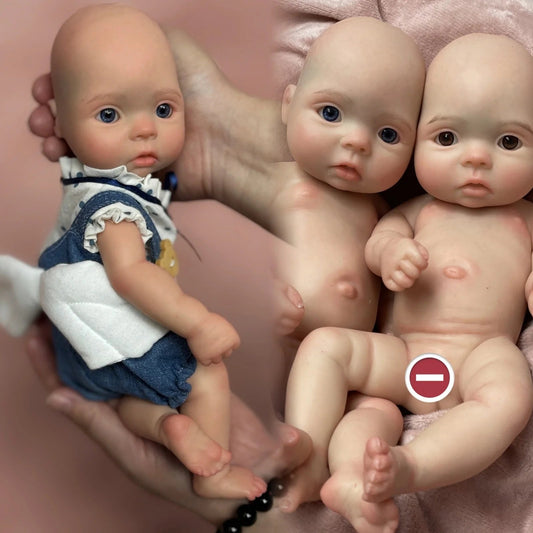 11 Styles/ 26cm Waterproof Close/Open Solid Silicone Girls With 3D Painted Skin Lifelike Real Corpo De Silicone Doll lifelikesiliconereborns.com