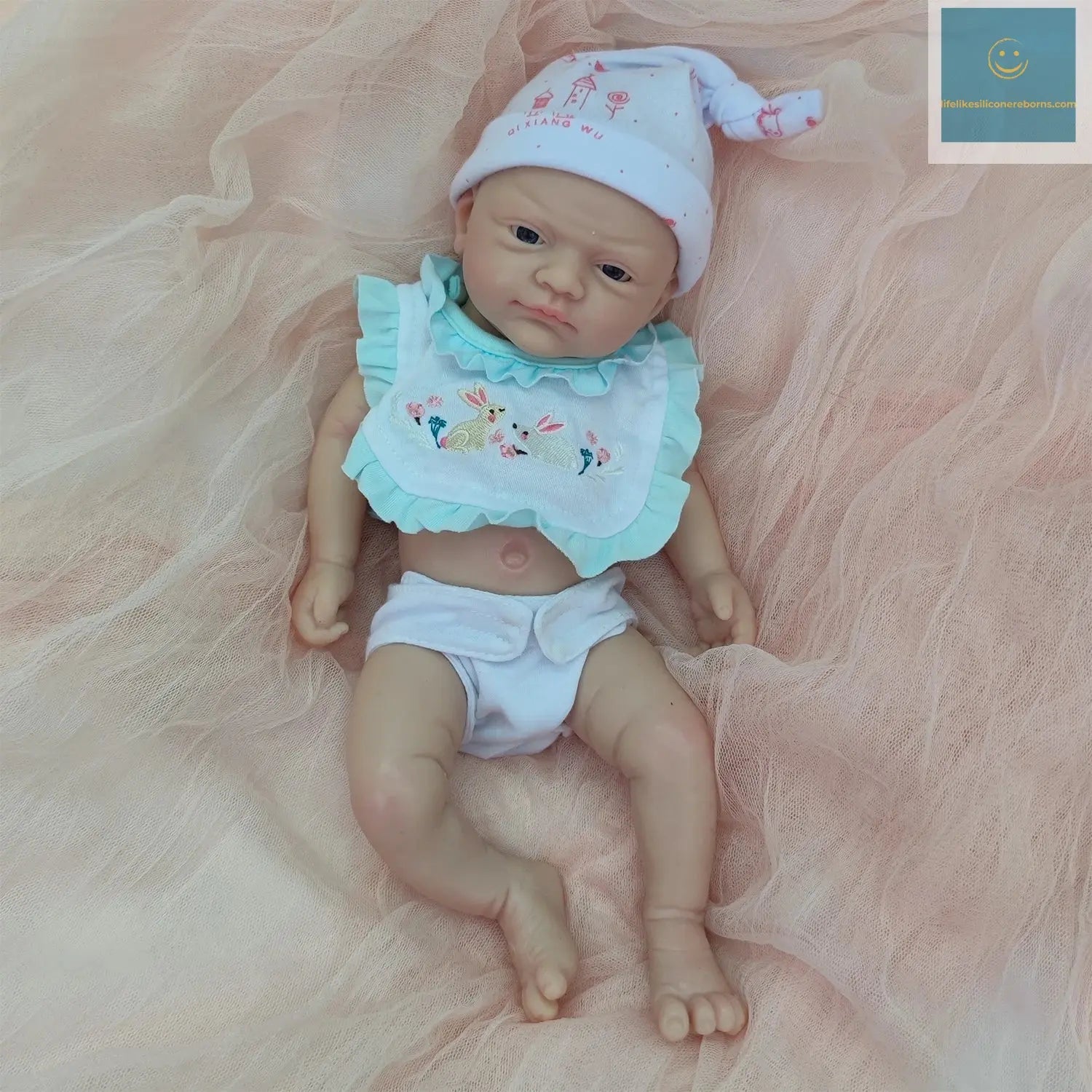 12 inches Soft Silicone Reborn Baby Doll Boy - Lifelike Miniature Babies for Children Gift lifelikesiliconereborns.com