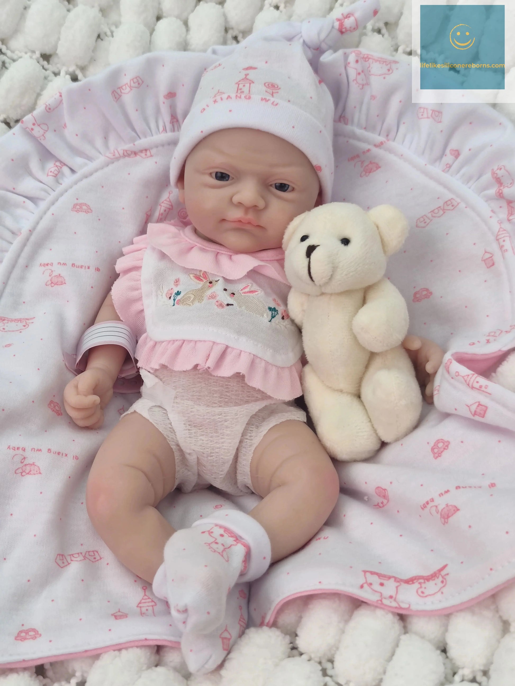12 inches Soft Silicone Reborn Baby Doll Boy - Lifelike Miniature Babies for Children Gift lifelikesiliconereborns.com