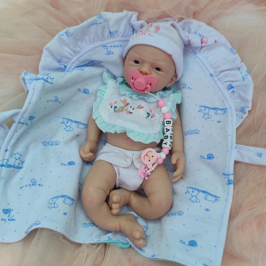 12 inches Soft Silicone Reborn Baby Doll Boy - Lifelike Miniature Babies for Children Gift lifelikesiliconereborns.com