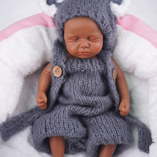 12.2inch Full Body Silicone Bebe Reborn Girl"Coco"Dolls Boy“Isaac” Doll Soft Lifelike Baby DIY Blank Toys lifelikesiliconereborns.com