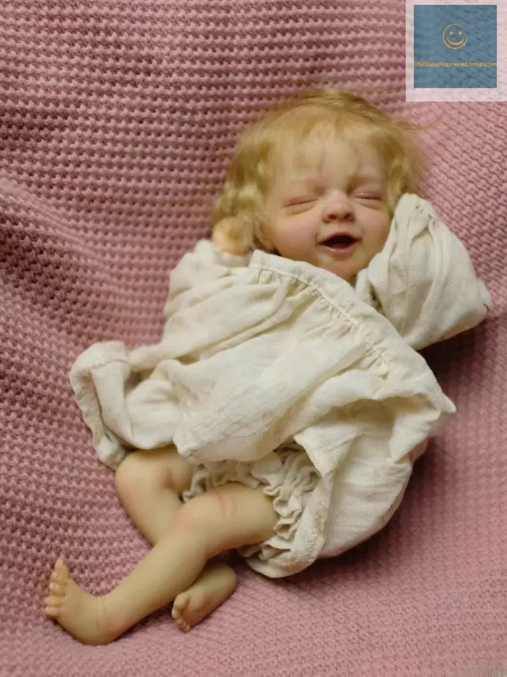 12.5Inch Bebe Reborn Salia Solid Silicone Reborn Dolls Assembled Kit Reborn De Muñecas Silicona Boneca Renascida lifelikesiliconereborns.com