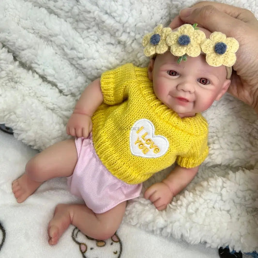 12Inch Preemy Baby Girl Vivienne Full Body Soft Silicone Reborn Doll Realistic Washable 3D Skin Doll as Unique Gift ﻿Collection lifelikesiliconereborns.com