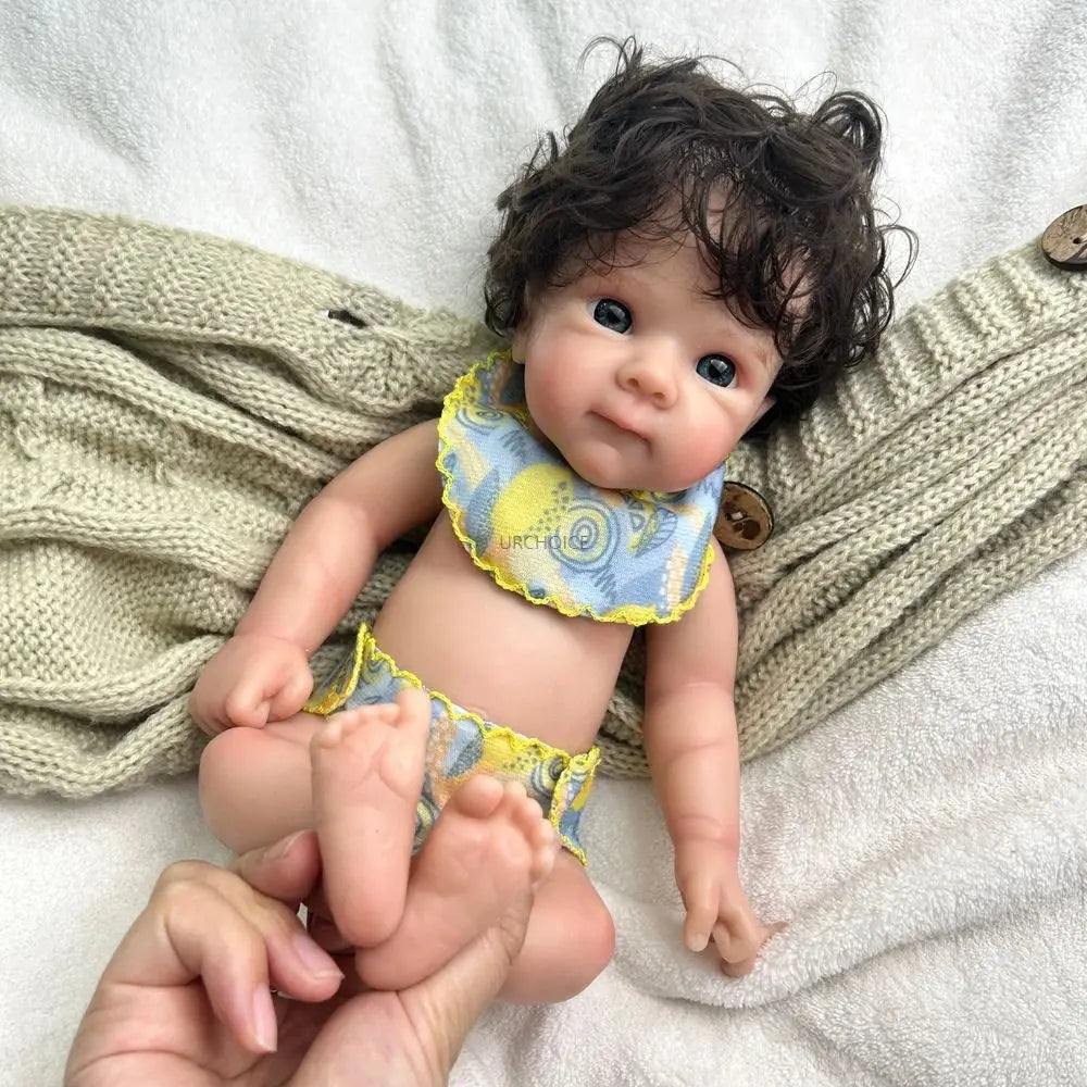 12" Lifelike Silicone Reborn Baby Girl Bettie With Rooted Hair Soft Realistic Newborn Doll For Art Collection Gift Kids Toy lifelikesiliconereborns.com