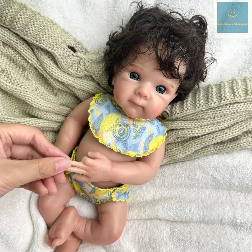 12" Lifelike Silicone Reborn Baby Girl Bettie With Rooted Hair Soft Realistic Newborn Doll For Art Collection Gift Kids Toy lifelikesiliconereborns.com