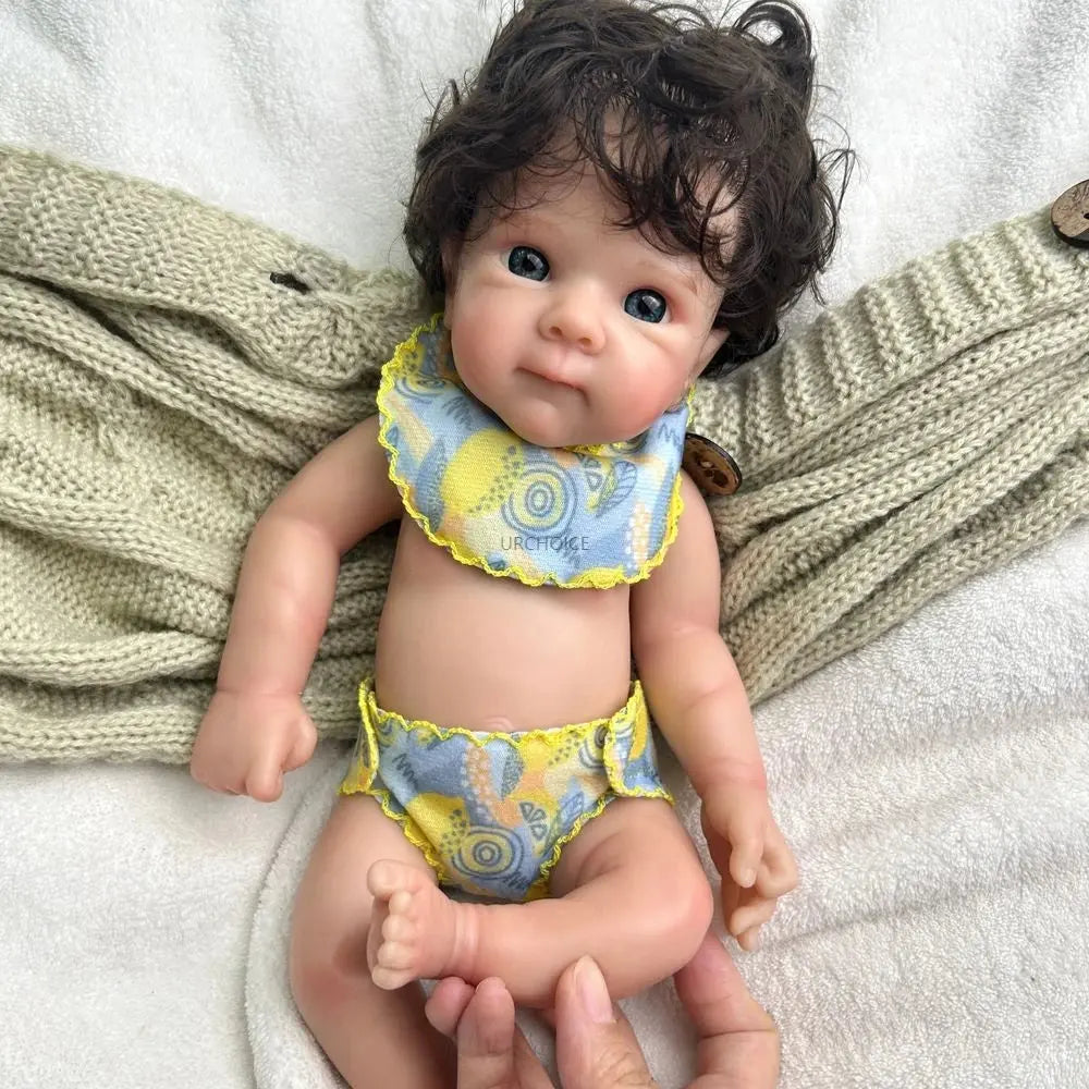 12" Lifelike Silicone Reborn Baby Girl Bettie With Rooted Hair Soft Realistic Newborn Doll For Art Collection Gift Kids Toy lifelikesiliconereborns.com