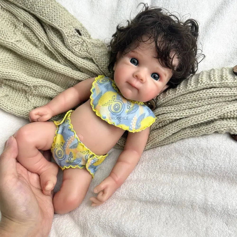 12" Lifelike Silicone Reborn Baby Girl Bettie With Rooted Hair Soft Realistic Newborn Doll For Art Collection Gift Kids Toy lifelikesiliconereborns.com