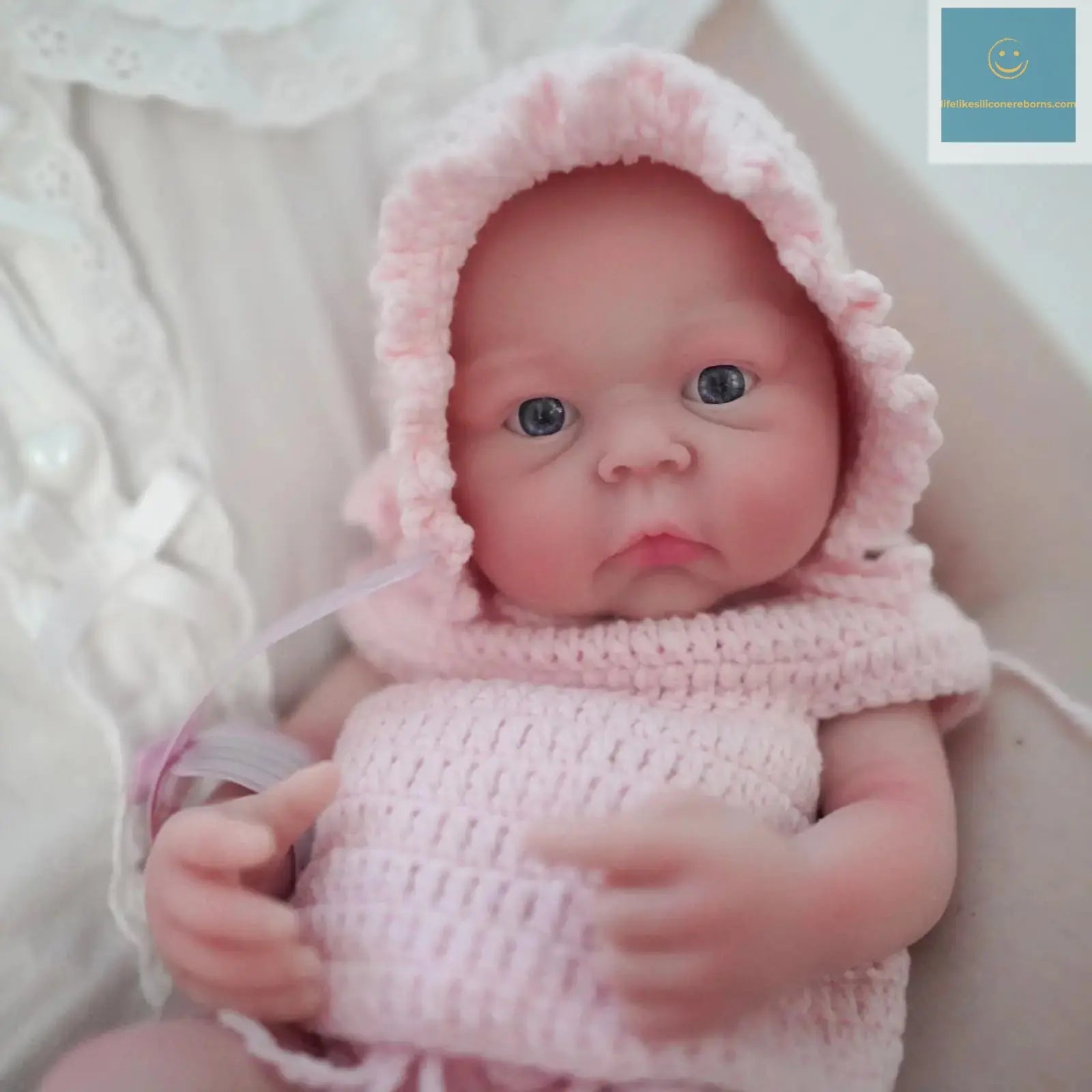 12" Micro Preemie Cute Full Body Soft Silicone Baby Doll Boy Lifelike Reborn Doll Surprise Children Anti-Stress Cuerpo Entero lifelikesiliconereborns.com
