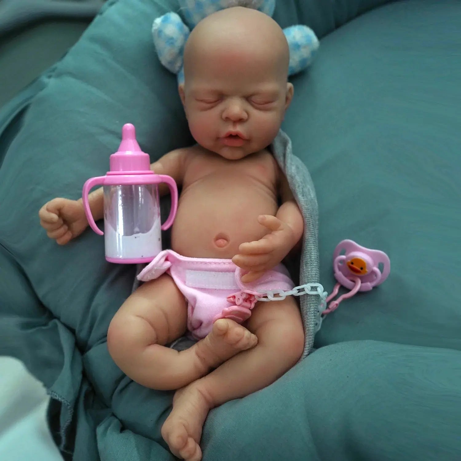 12"  Micro Preemie Full Body Silicone Baby Doll Girl "Nova" Lifelike Reborn Doll Surprice Children Anti-Stress lifelikesiliconereborns.com