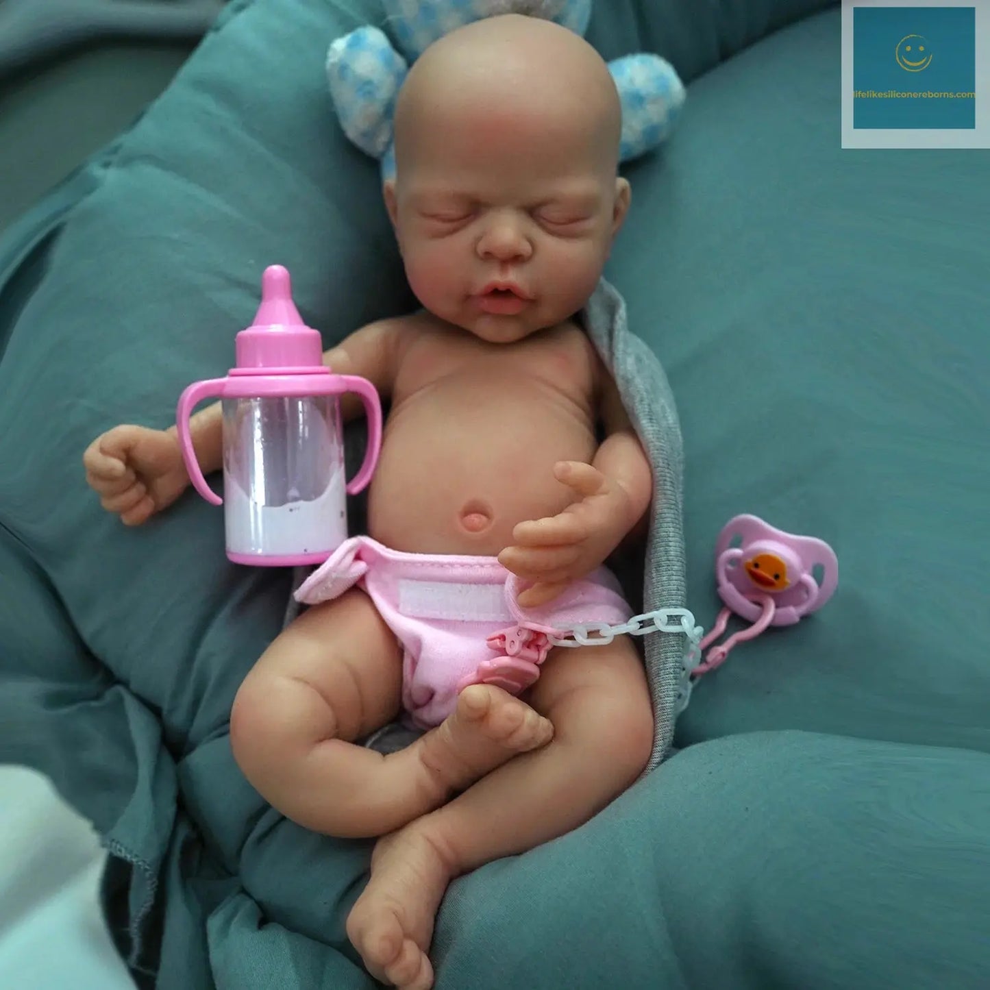 12"  Micro Preemie Full Body Silicone Baby Doll Girl "Nova" Lifelike Reborn Doll Surprice Children Anti-Stress lifelikesiliconereborns.com