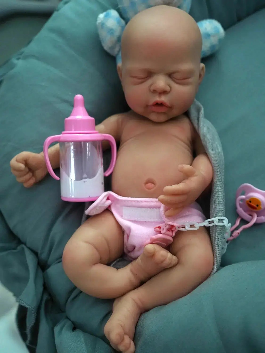 12"  Micro Preemie Full Body Silicone Baby Doll Girl "Nova" Lifelike Reborn Doll Surprice Children Anti-Stress lifelikesiliconereborns.com
