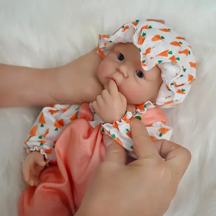 12" Micro Preemie Full Body Silicone  Baby Doll Lifelike Mini Reborn Doll Surprice Children Anti-Stress My Melody Reborn Dolls lifelikesiliconereborns.com