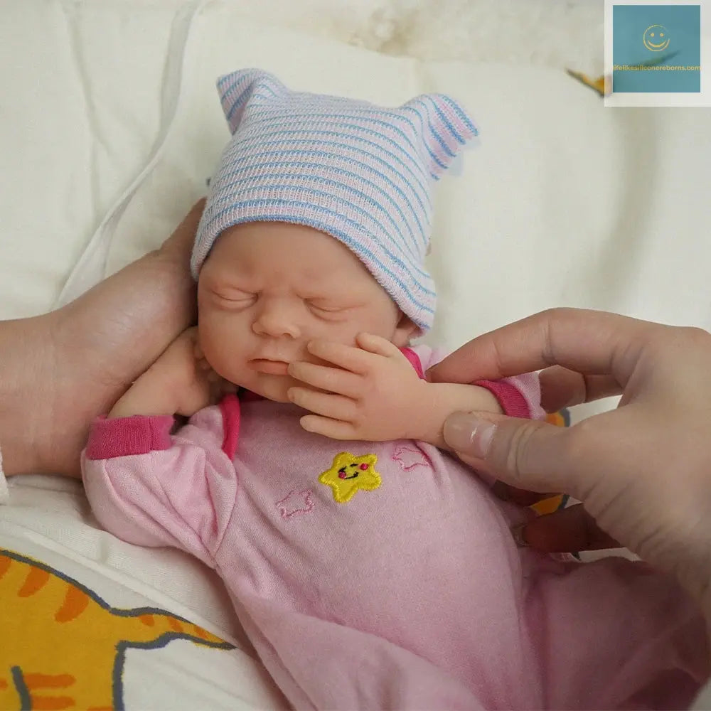 12" Micro Preemie Full Body Silicone  Baby Doll Lifelike Mini Reborn Doll Surprice Children Anti-Stress My Melody Reborn Dolls lifelikesiliconereborns.com