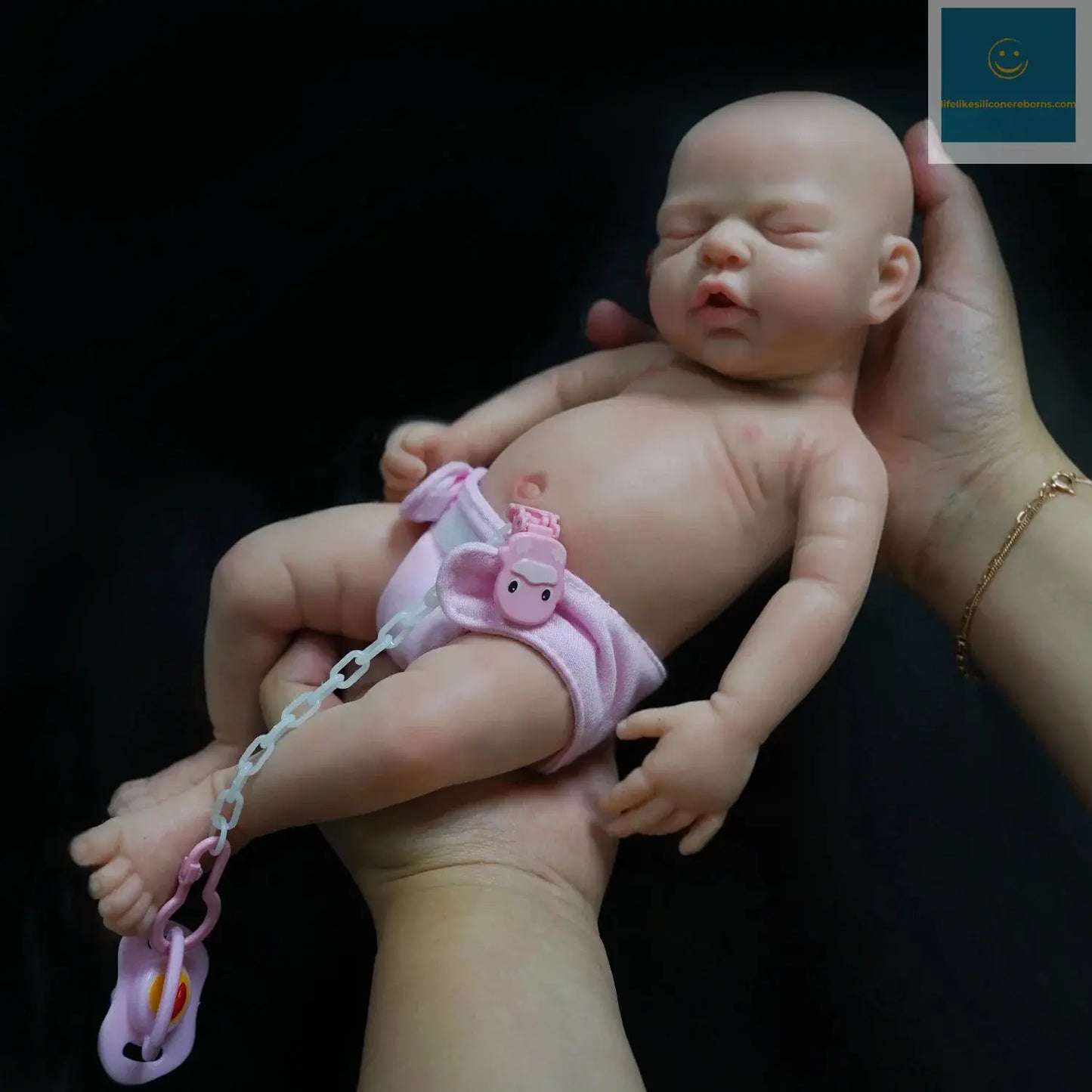 12" Micro Preemie Full Body Silicone Reborn Baby Dolls Realistic-Newborn Baby Dolls Girl That Look Real Sleeping Baby Doll lifelikesiliconereborns.com