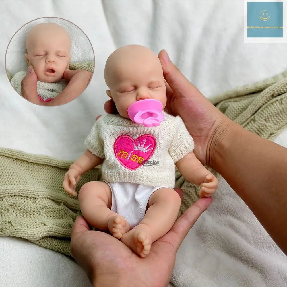 12inch Loulou Realistic Silicone Reborn Baby Girl with Soft Washable Body Can Open Mouth for Kids Toy Christmas Gift lifelikesiliconereborns.com