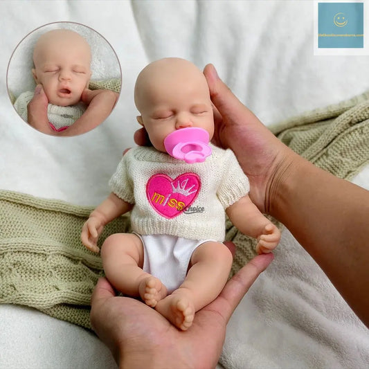 12inch Loulou Realistic Silicone Reborn Baby Girl with Soft Washable Body Can Open Mouth for Kids Toy Christmas Gift lifelikesiliconereborns.com