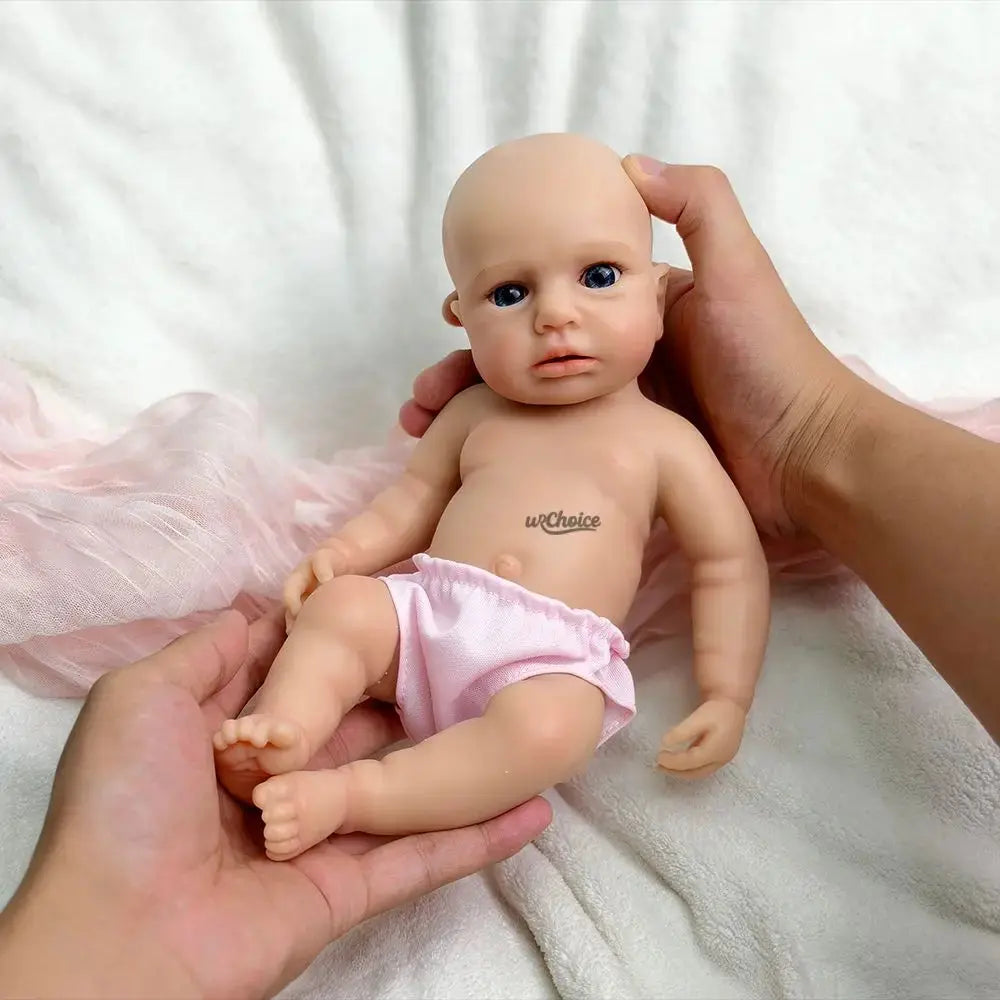 12inch Loulou Realistic Silicone Reborn Baby Girl with Soft Washable Body Can Open Mouth for Kids Toy Christmas Gift lifelikesiliconereborns.com