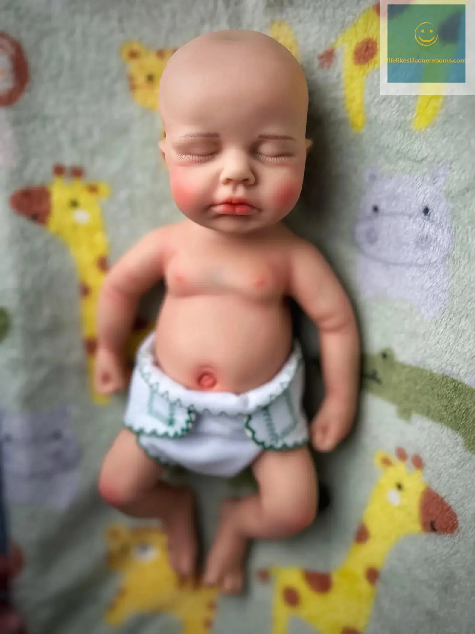 13Inch Can Open Mouth Loulou Silicone Reborn Girl & Boy Doll With Handmade Painted Skin Soft Lifelike Realistic Bebe Reborn Doll lifelikesiliconereborns.com