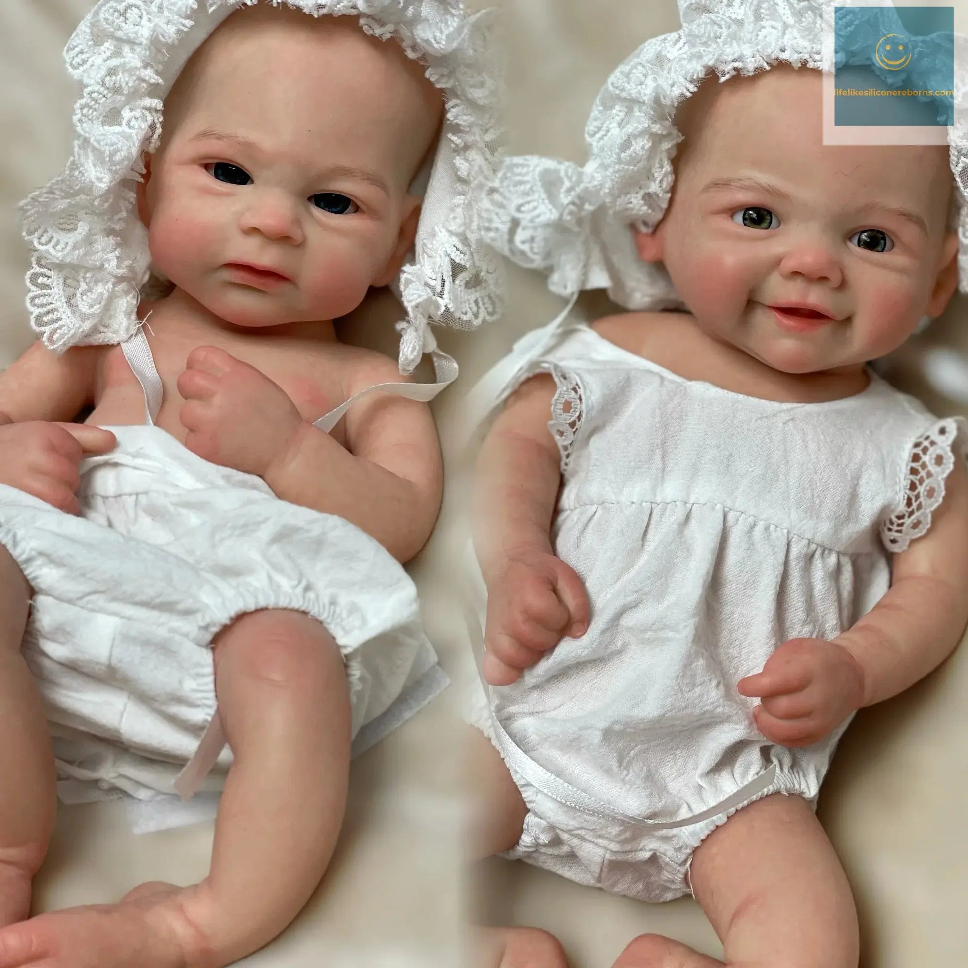 13Inch Vivienne&Elijha All Silicone Reborn Doll Painted/Unpainted Full Body Silicone Newborn Baby Dolls Reborn Corpo De Silicone lifelikesiliconereborns.com