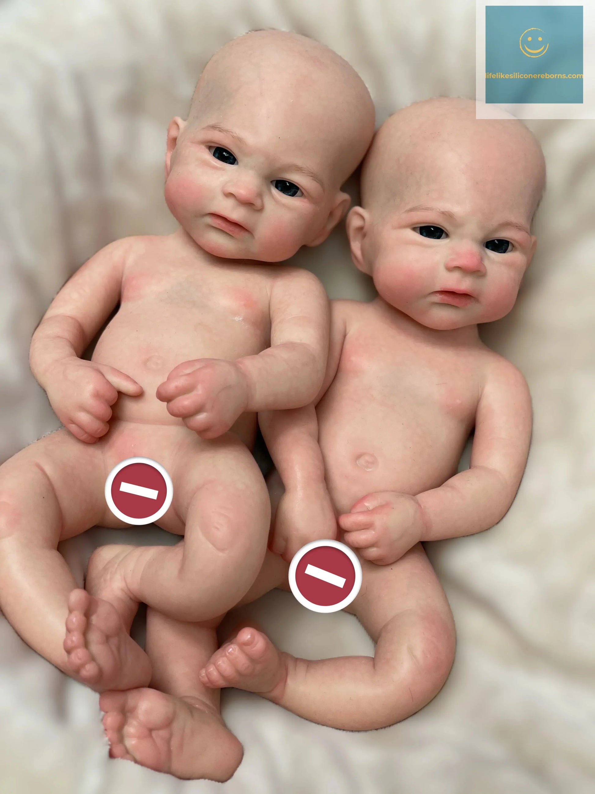 13Inch Vivienne&Elijha All Silicone Reborn Doll Painted/Unpainted Full Body Silicone Newborn Baby Dolls Reborn Corpo De Silicone lifelikesiliconereborns.com