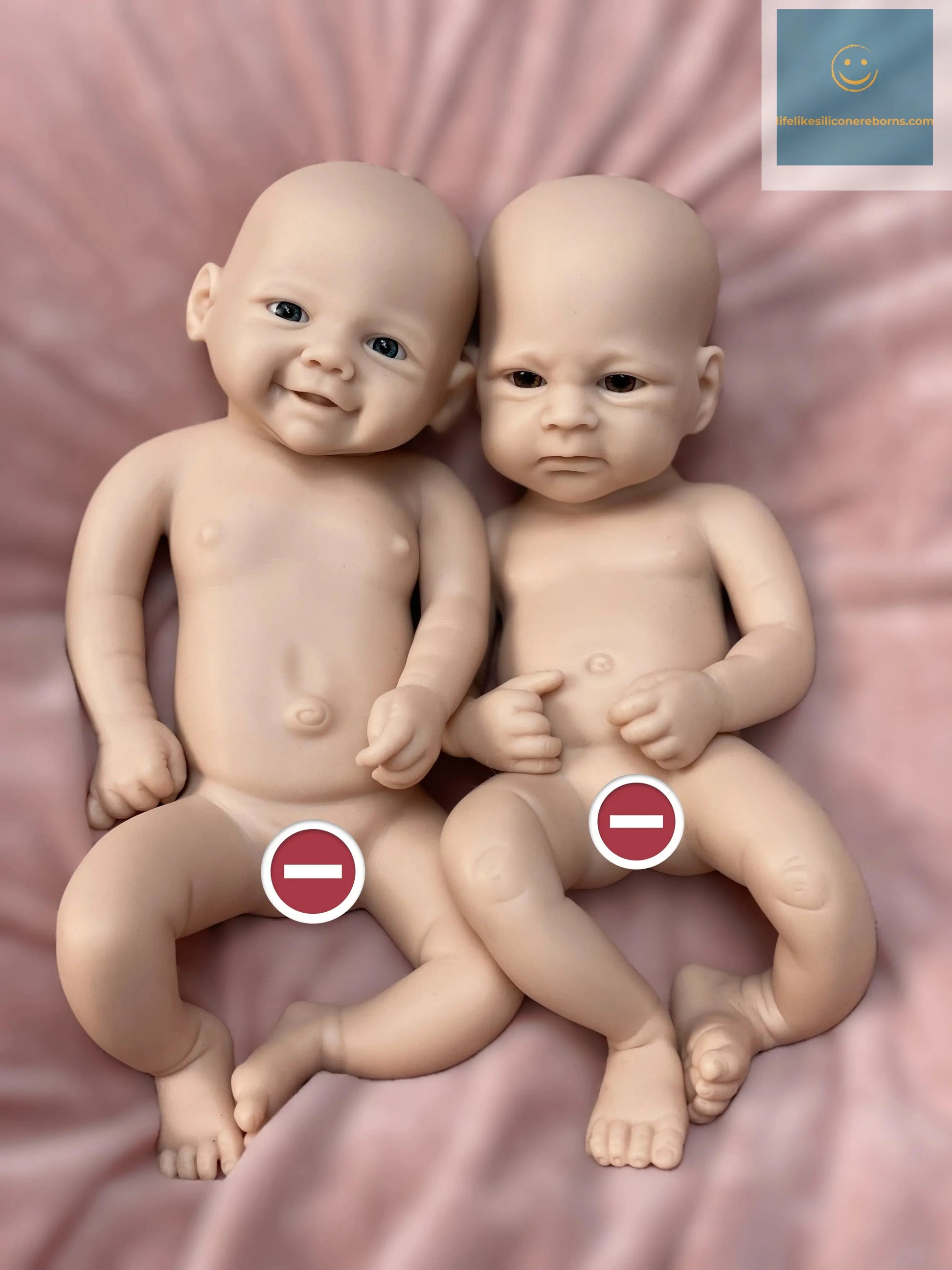 13Inch Vivienne&Elijha All Silicone Reborn Doll Painted/Unpainted Full Body Silicone Newborn Baby Dolls Reborn Corpo De Silicone lifelikesiliconereborns.com