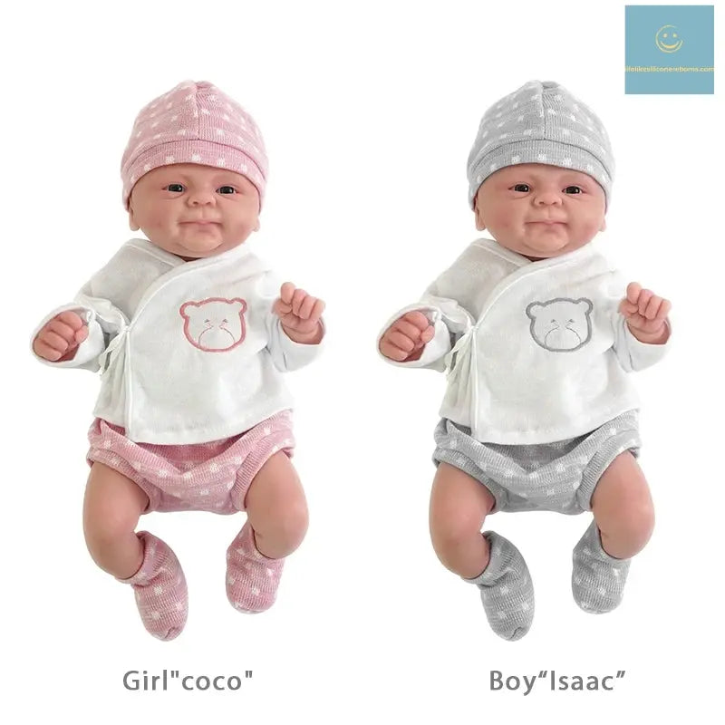 14inch 36Cm Full Body Silicone Bebe Reborn Boy“Isaac” Doll Soft  Lifelike Baby DIY Blank Toys lifelikesiliconereborns.com