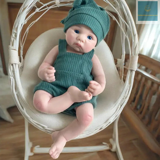16 Inch Lifelike Full Body Soft Silicone Reborn Baby Boy with Blue Eyes 3D Skin Realistic Newborn Dolls Collectibles Kids Toy lifelikesiliconereborns.com