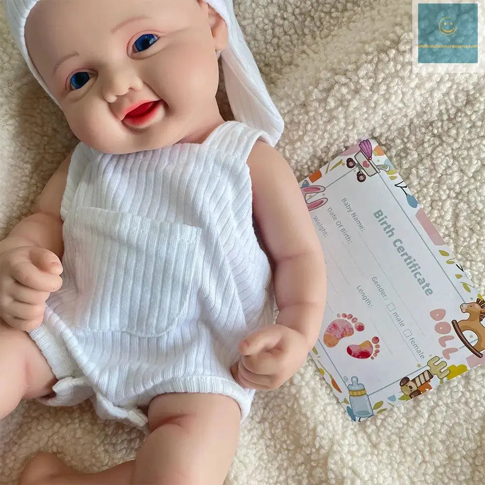 16 Inch Preemie Realistic Silicone Reborn Baby Girl Blue Eyes Soft Newborn 3D Skin Rebirth Doll Kids Toy Birthday Gift lifelikesiliconereborns.com