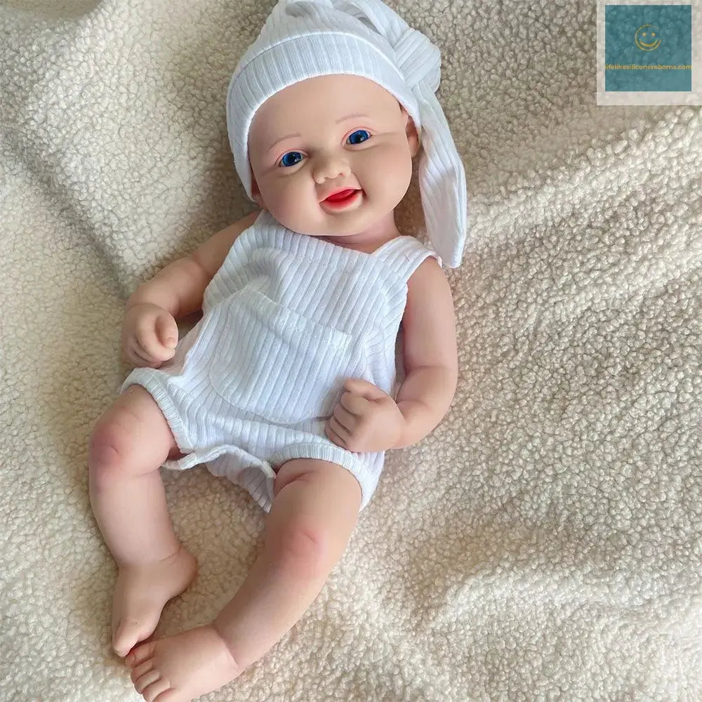 16 Inch Preemie Realistic Silicone Reborn Baby Girl Blue Eyes Soft Newborn 3D Skin Rebirth Doll Kids Toy Birthday Gift lifelikesiliconereborns.com