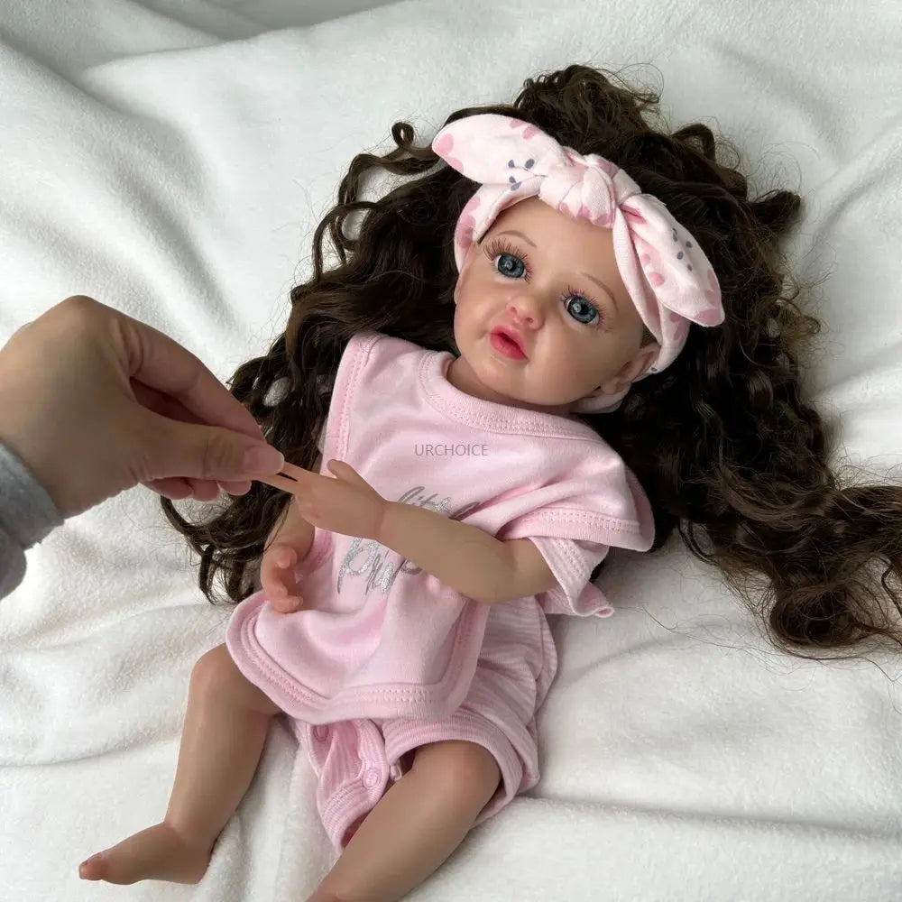 16Inch High-Simulation Silicone Reborn Baby Girl Lifelike Details Durable Materials For Role-Playing Christmas Gift Kids Toy lifelikesiliconereborns.com