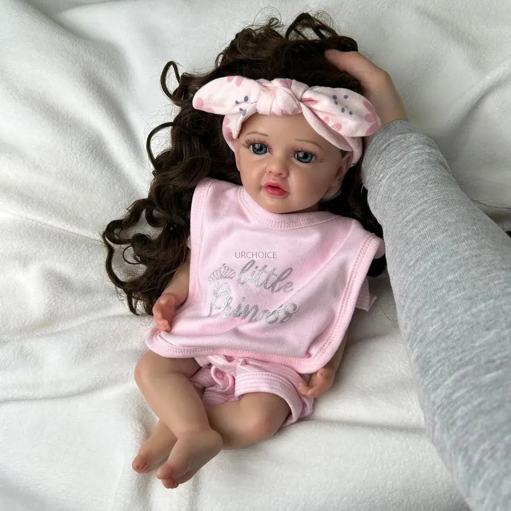 16Inch High-Simulation Silicone Reborn Baby Girl Lifelike Details Durable Materials For Role-Playing Christmas Gift Kids Toy lifelikesiliconereborns.com