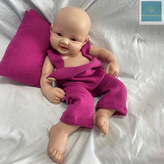 16Inch Preemy Girl 100% Soild Platinum Silicone Reborn Baby Doll Soft Waterproof Newborn Companion Collector Toys Gift lifelikesiliconereborns.com