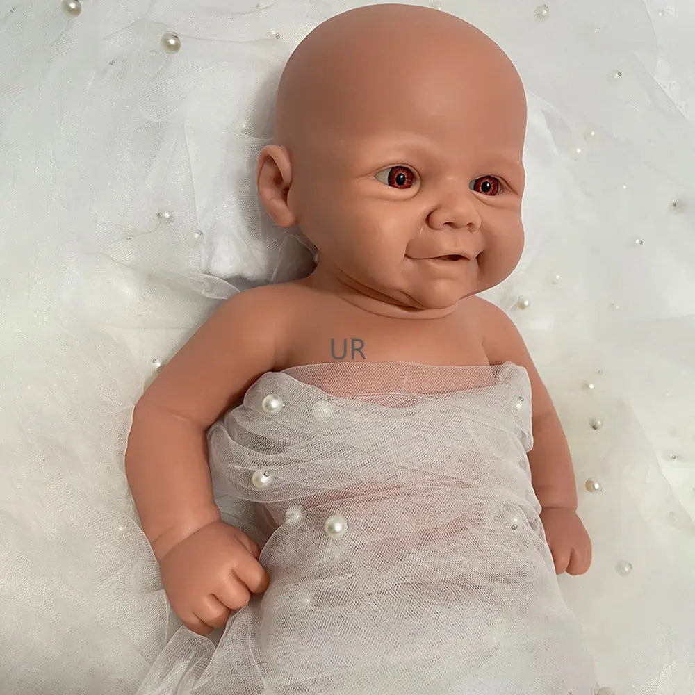 16" Cuddly Full Body Platinum Silicone Reborn Baby Girl Handmade Artist Paint Soft Washable Rebirth Doll Christmas Gift lifelikesiliconereborns.com