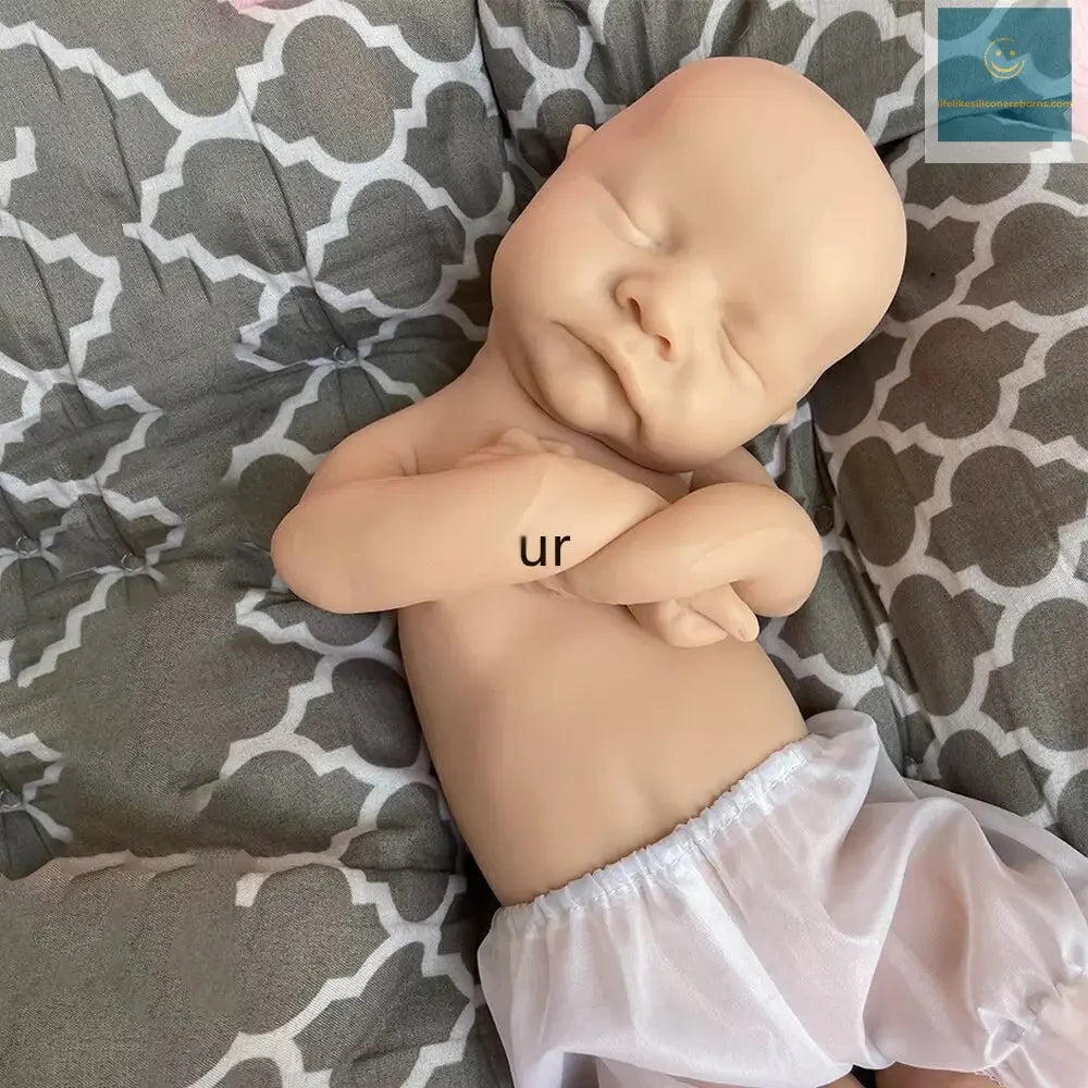 17 Inch Strechable Super Soft Marshmallow Platinum Silicone Reborn Baby Doll Diy Unpainted Painted Spainish Boy Artificial lifelikesiliconereborns.com