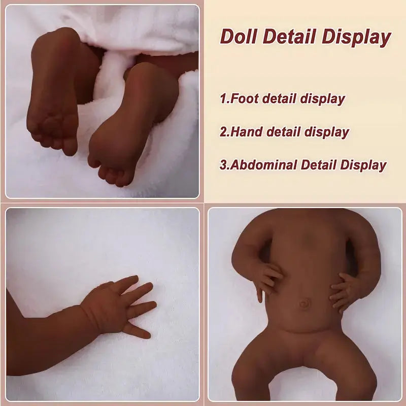 17.72" Micro Preemie Full Body Platinum Silicone Baby Doll Boy Lifelike Mini Reborn Doll Surprice Children Anti-Stress My Melody lifelikesiliconereborns.com