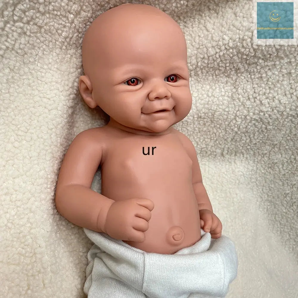 17Inch 43cm Handmade Painted Full Body Silicone Reborn Baby Soft Lifelike Newborn Flexible Reborn Girl Doll Collectibles Toys lifelikesiliconereborns.com