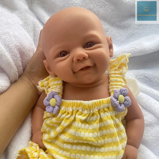 17Inch 43cm Unpainted Full Body Silicone Reborn Baby Girl Dolls Lifelike Newborn Bebe Soft Handmade Dolls for Children Gift Toys lifelikesiliconereborns.com