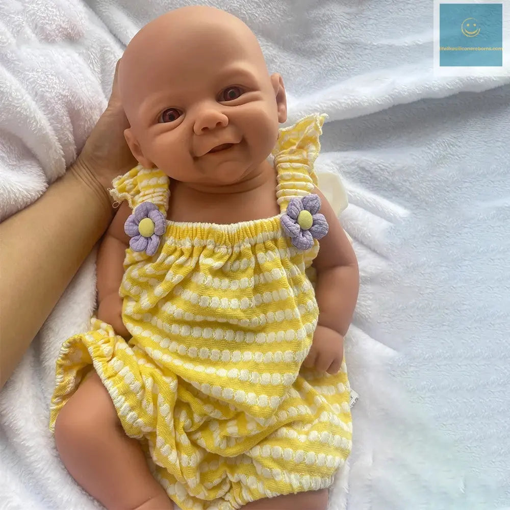 17Inch 43cm Unpainted Full Body Silicone Reborn Baby Girl Dolls Lifelike Newborn Bebe Soft Handmade Dolls for Children Gift Toys lifelikesiliconereborns.com